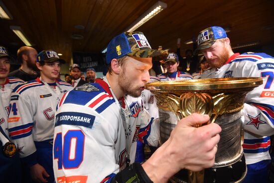 Kontinental Hockey League. Metallurg Magnitogorsk vs. SKA