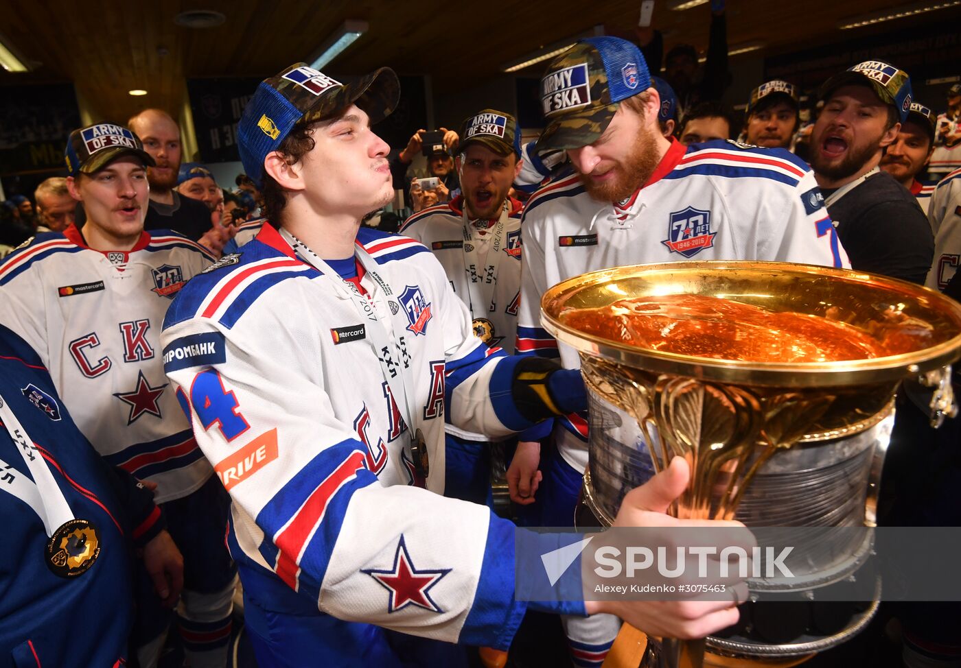 Kontinental Hockey League. Metallurg Magnitogorsk vs. SKA