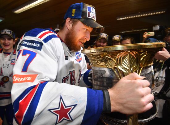 Kontinental Hockey League. Metallurg Magnitogorsk vs. SKA