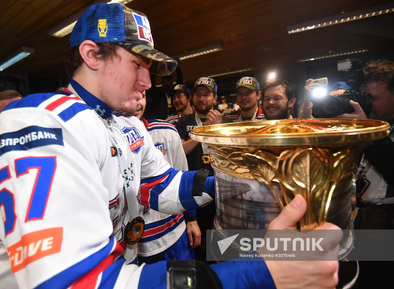 Kontinental Hockey League. Metallurg Magnitogorsk vs. SKA