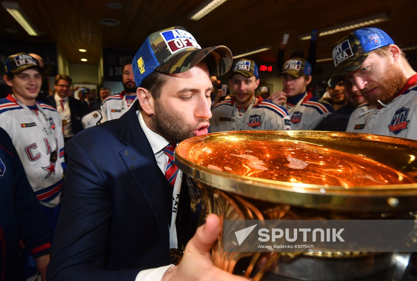 Kontinental Hockey League. Metallurg Magnitogorsk vs. SKA