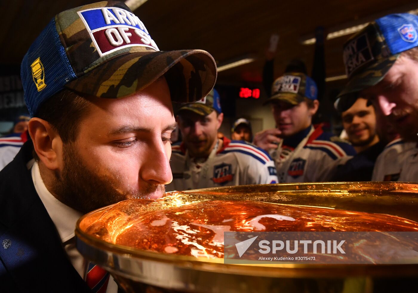 Kontinental Hockey League. Metallurg Magnitogorsk vs. SKA