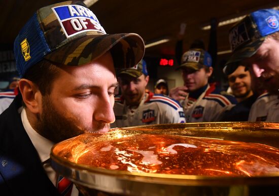 Kontinental Hockey League. Metallurg Magnitogorsk vs. SKA
