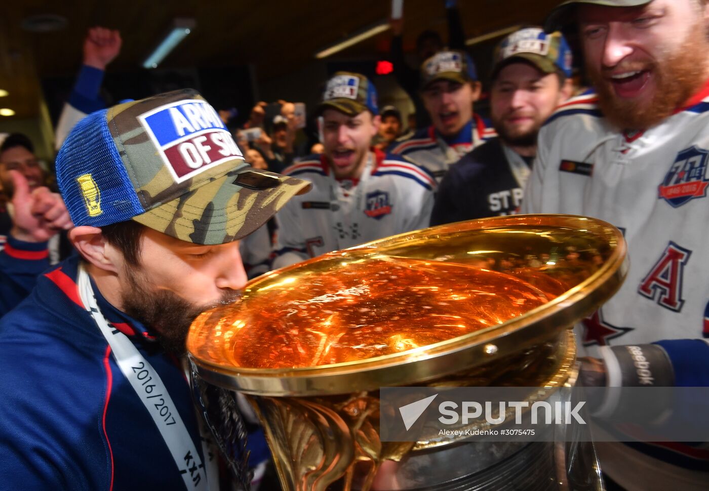 Kontinental Hockey League. Metallurg Magnitogorsk vs. SKA