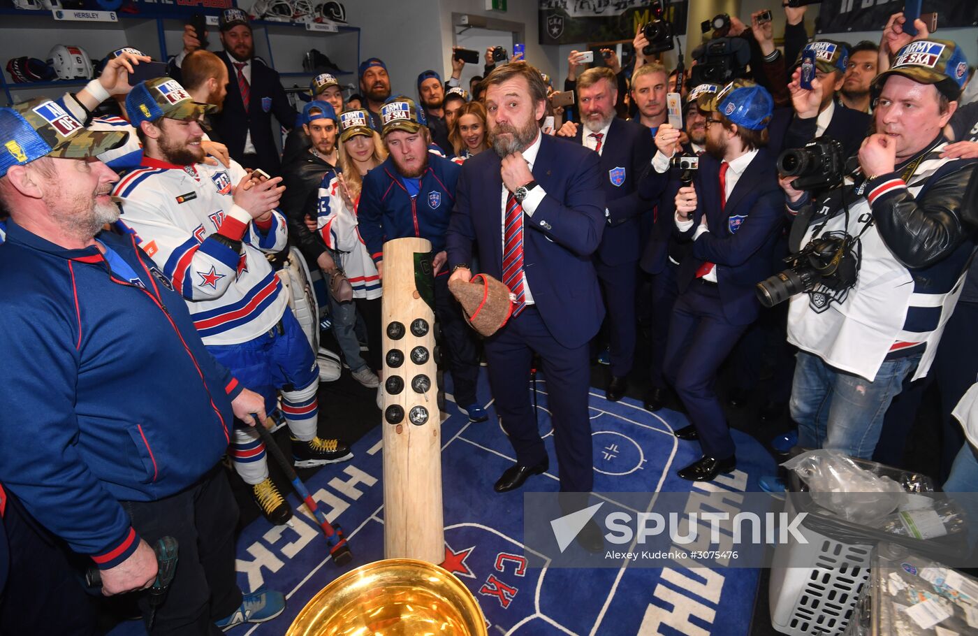 Kontinental Hockey League. Metallurg Magnitogorsk vs. SKA