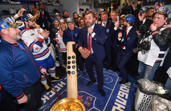 Kontinental Hockey League. Metallurg Magnitogorsk vs. SKA