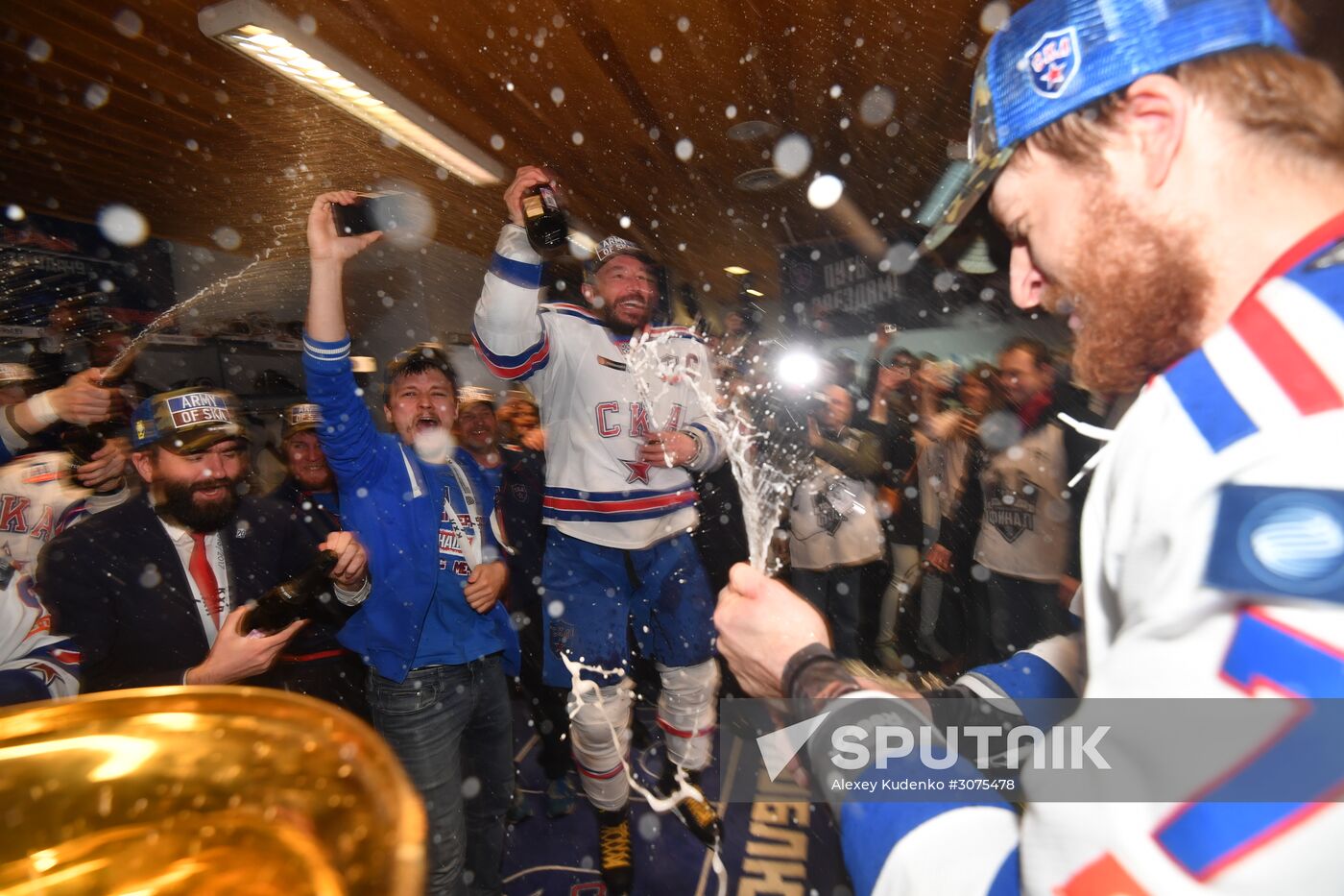 Kontinental Hockey League. Metallurg Magnitogorsk vs. SKA