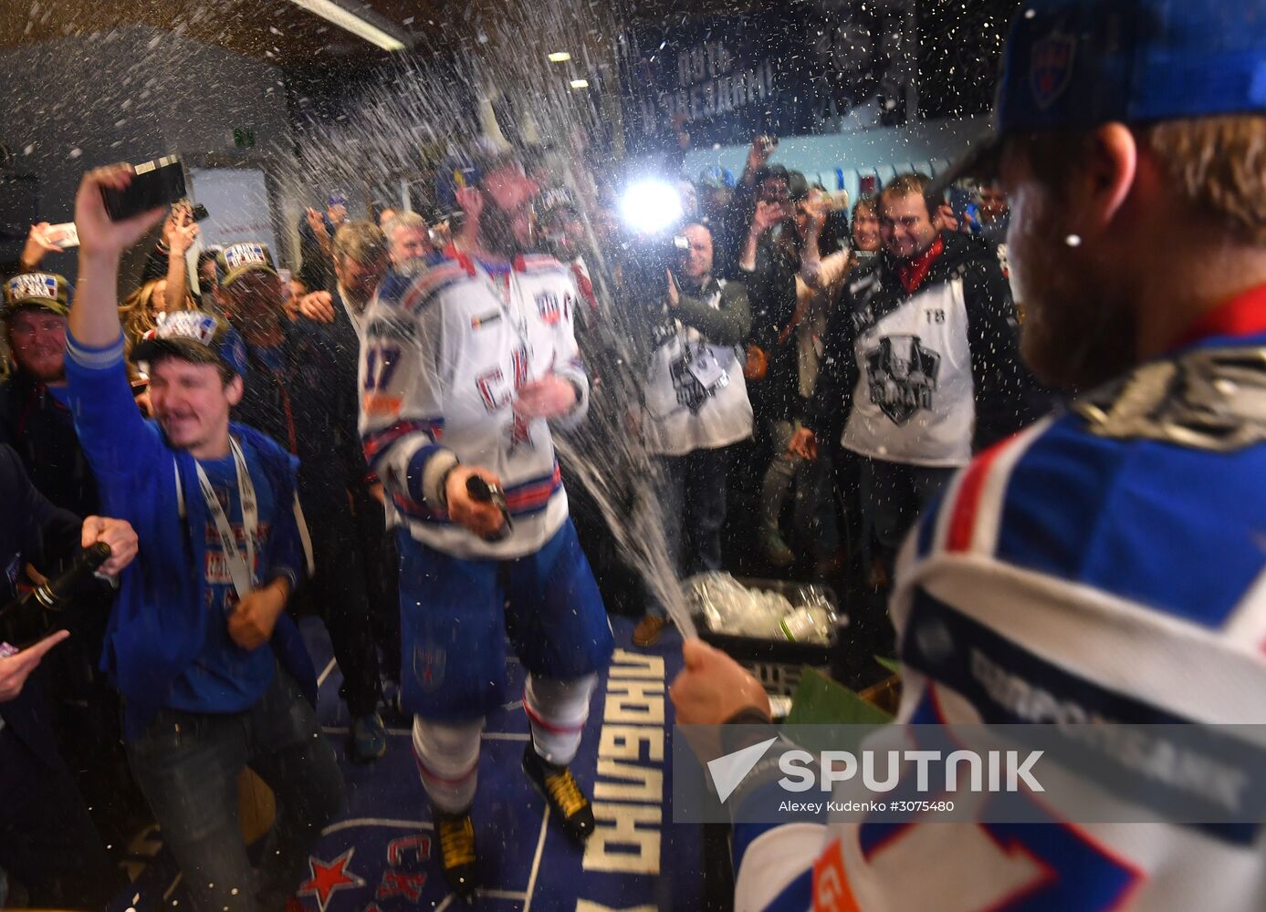 Kontinental Hockey League. Metallurg Magnitogorsk vs. SKA