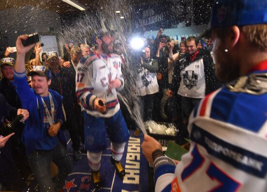 Kontinental Hockey League. Metallurg Magnitogorsk vs. SKA