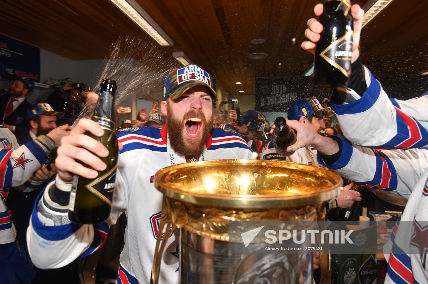 Kontinental Hockey League. Metallurg Magnitogorsk vs. SKA