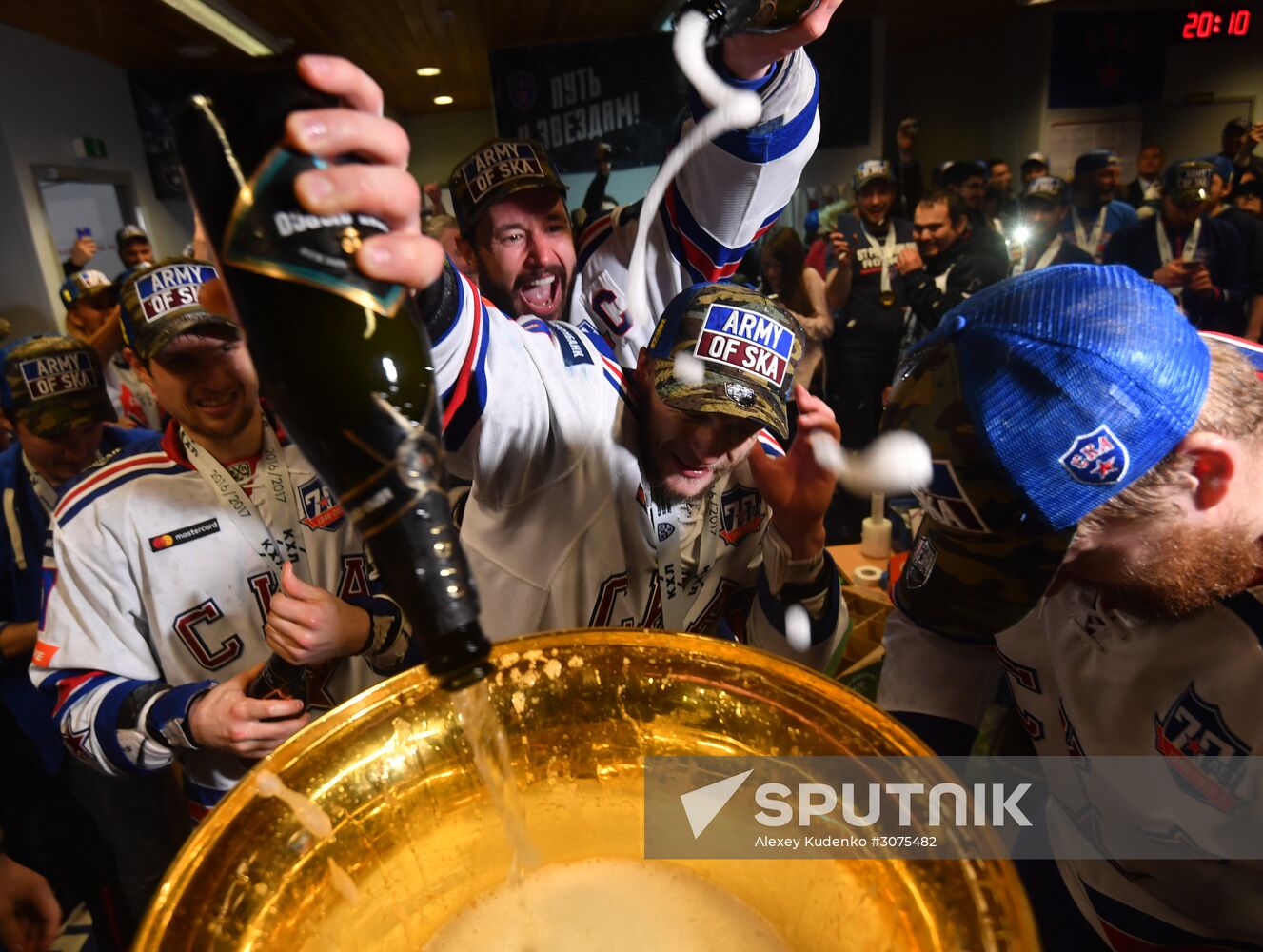 Kontinental Hockey League. Metallurg Magnitogorsk vs. SKA