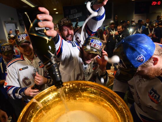 Kontinental Hockey League. Metallurg Magnitogorsk vs. SKA