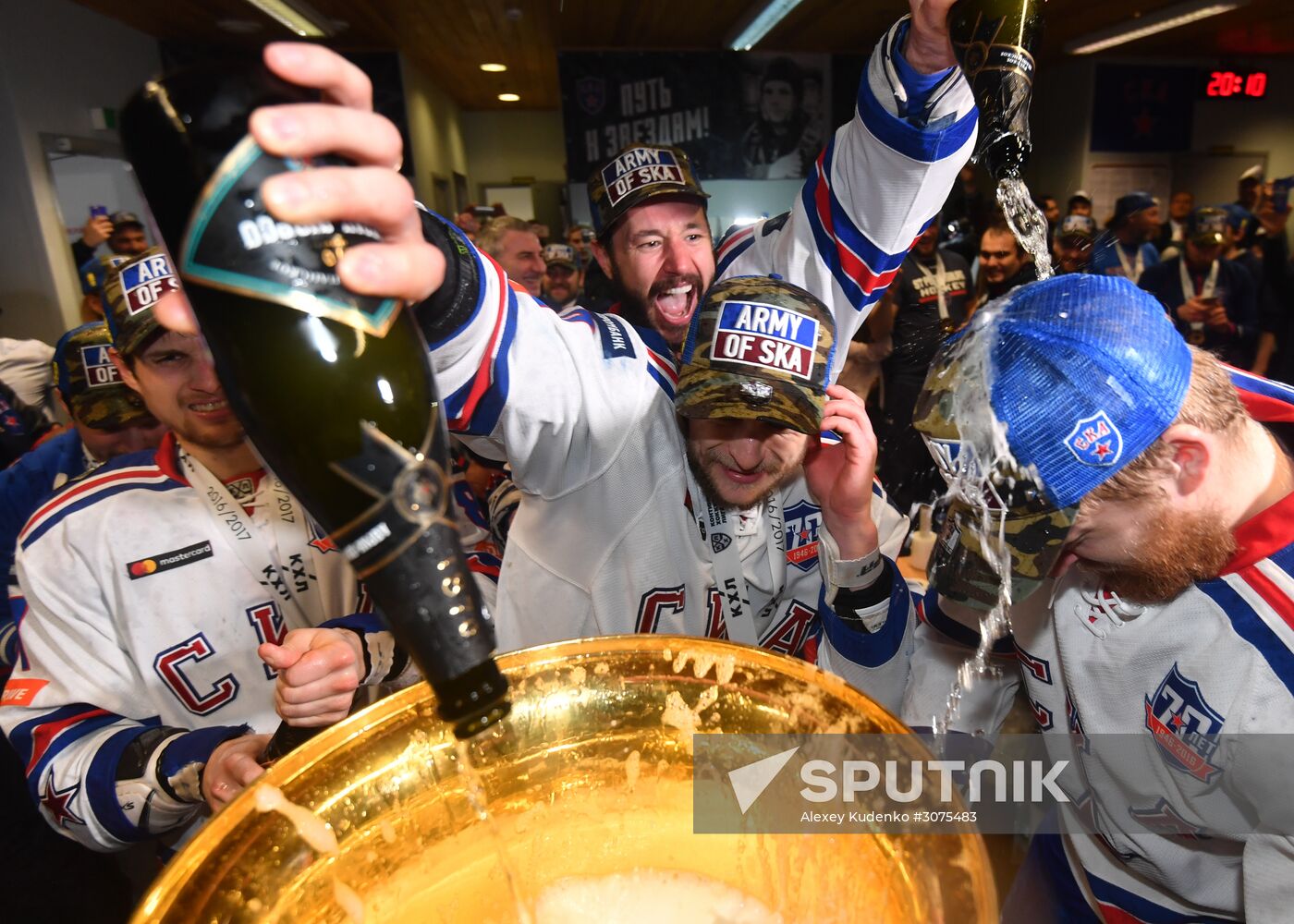Kontinental Hockey League. Metallurg Magnitogorsk vs. SKA