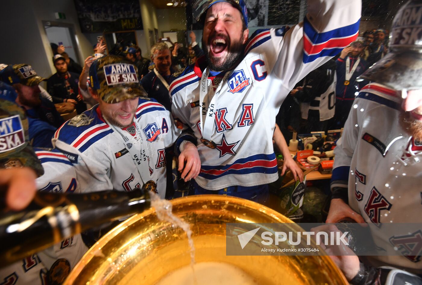 Kontinental Hockey League. Metallurg Magnitogorsk vs. SKA