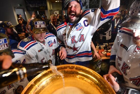Kontinental Hockey League. Metallurg Magnitogorsk vs. SKA