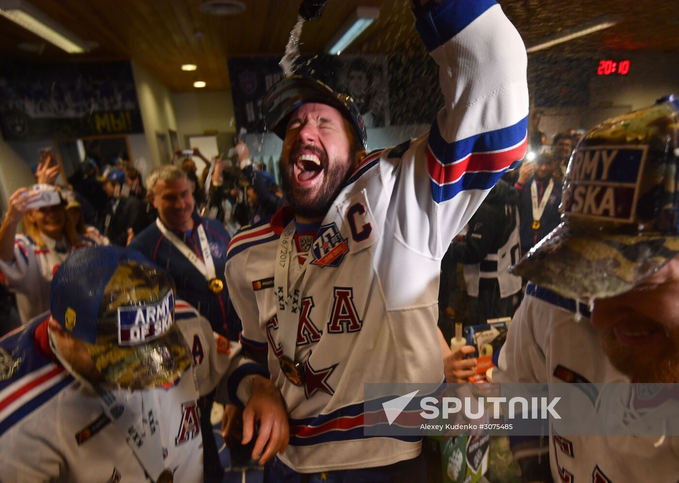 Kontinental Hockey League. Metallurg Magnitogorsk vs. SKA