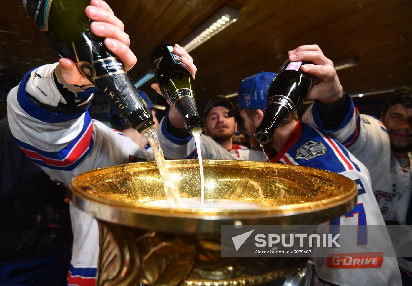 Kontinental Hockey League. Metallurg Magnitogorsk vs. SKA