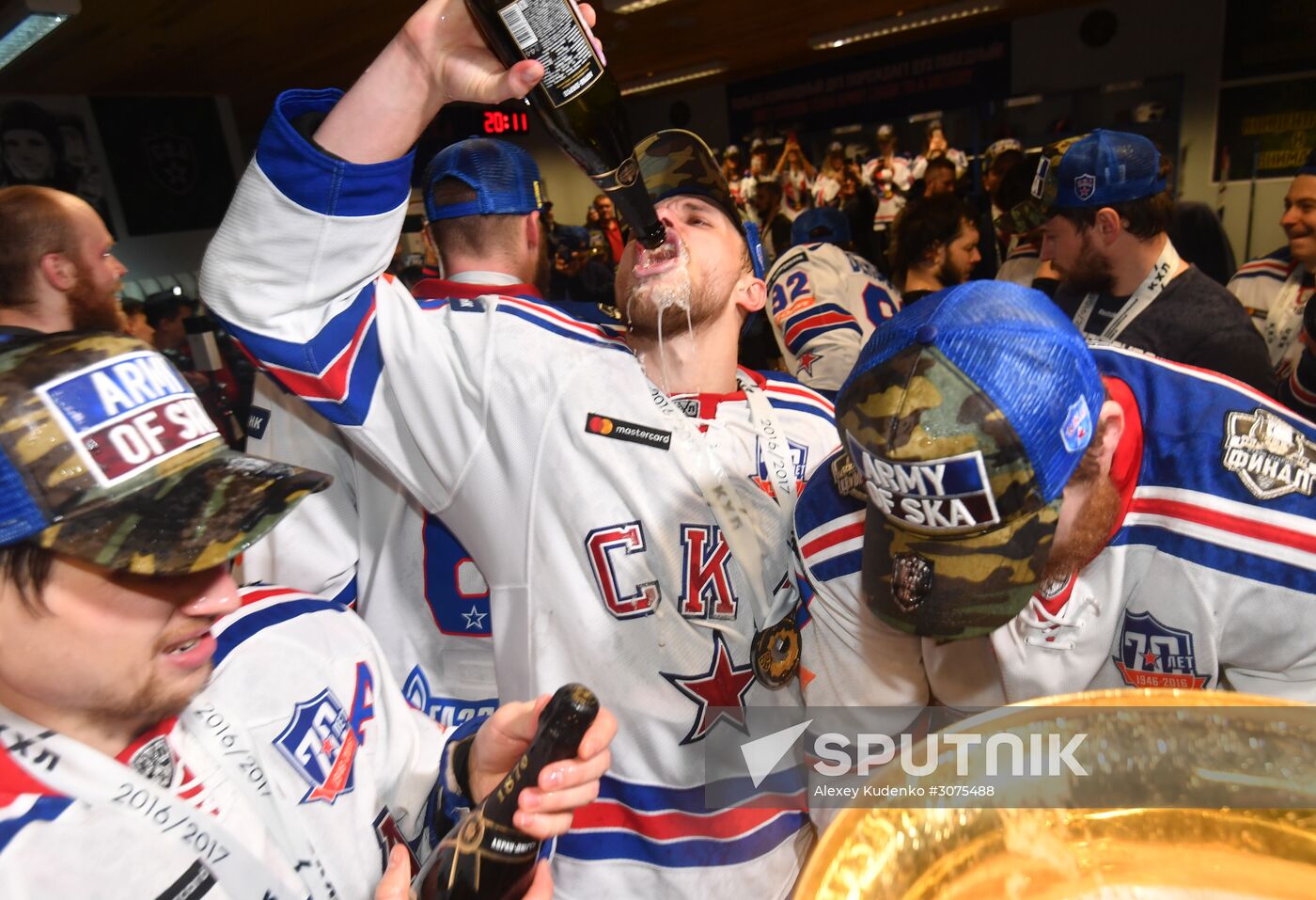 Kontinental Hockey League. Metallurg Magnitogorsk vs. SKA