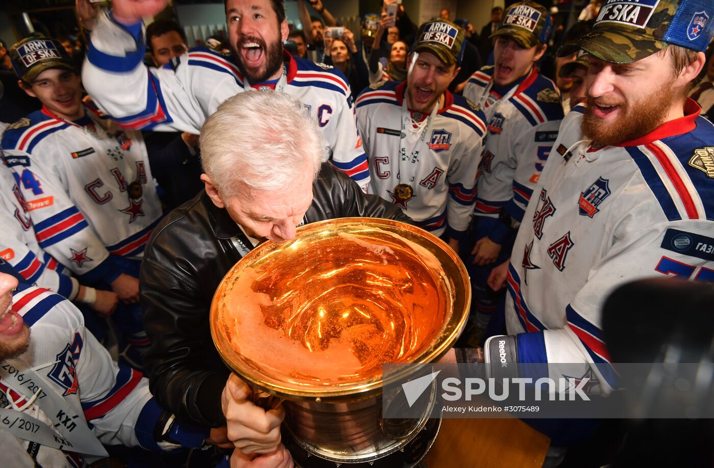 Kontinental Hockey League. Metallurg Magnitogorsk vs. SKA