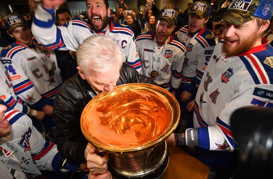 Kontinental Hockey League. Metallurg Magnitogorsk vs. SKA