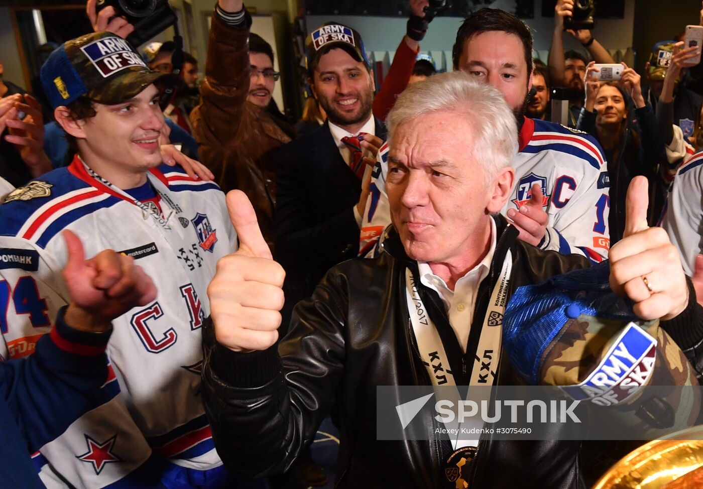 Kontinental Hockey League. Metallurg Magnitogorsk vs. SKA