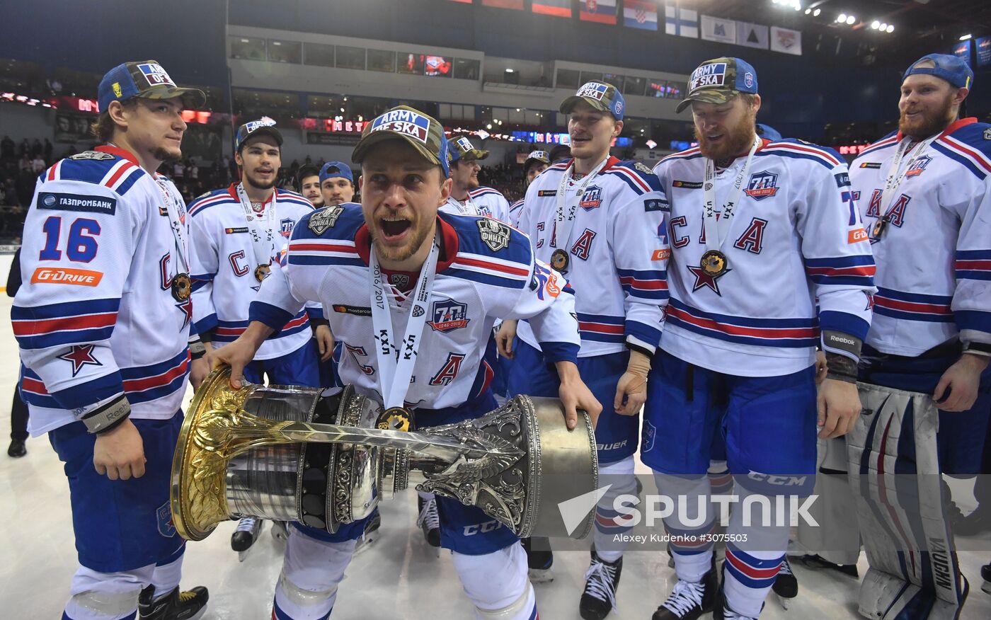 Kontinental Hockey League. Metallurg Magnitogorsk vs. SKA