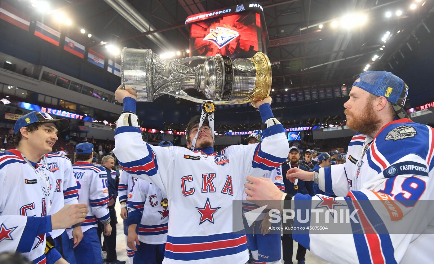 Kontinental Hockey League. Metallurg Magnitogorsk vs. SKA