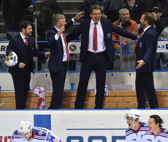 Kontinental Hockey League. Metallurg Magnitogorsk vs. SKA