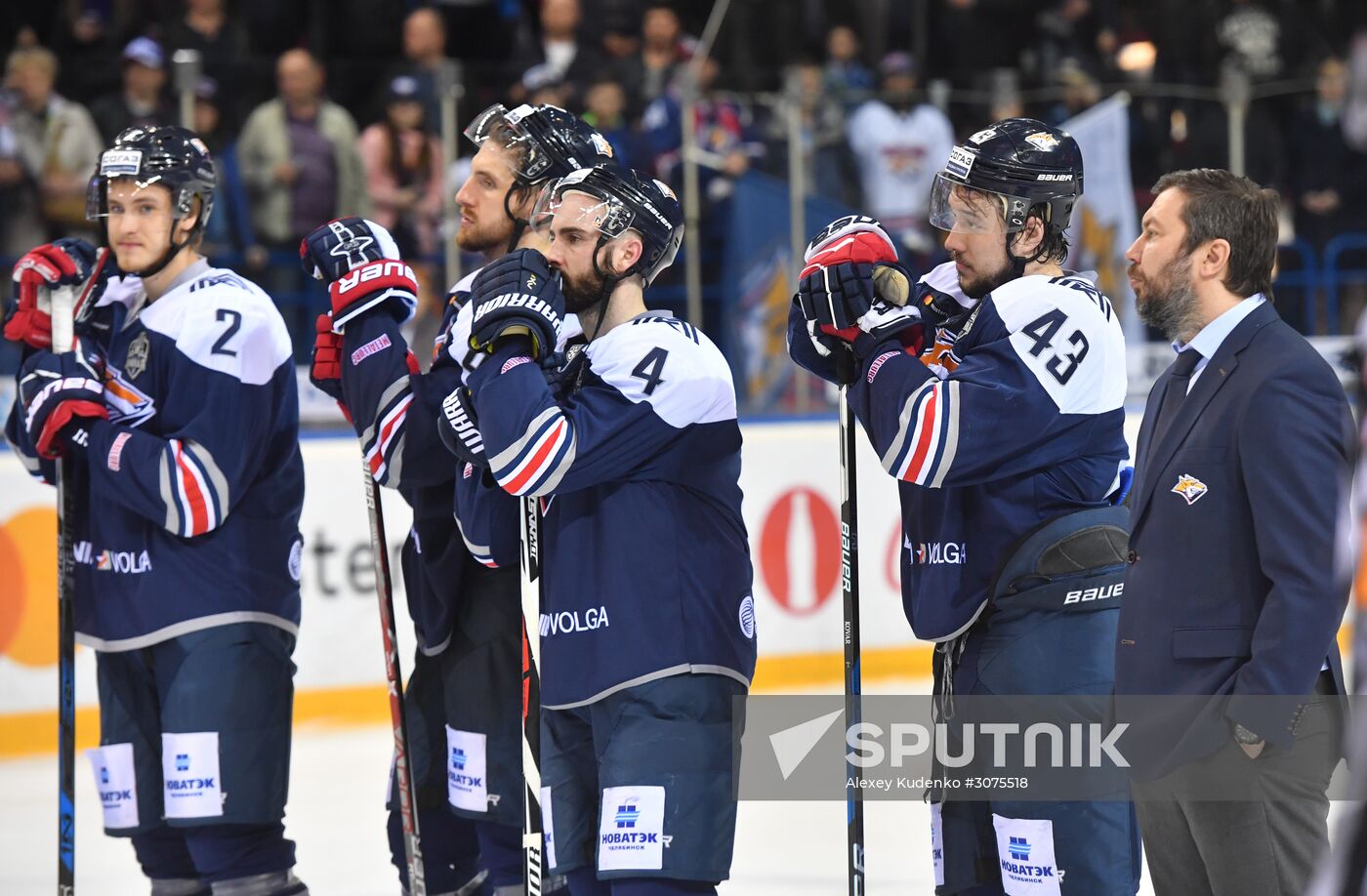 Kontinental Hockey League. Metallurg Magnitogorsk vs. SKA