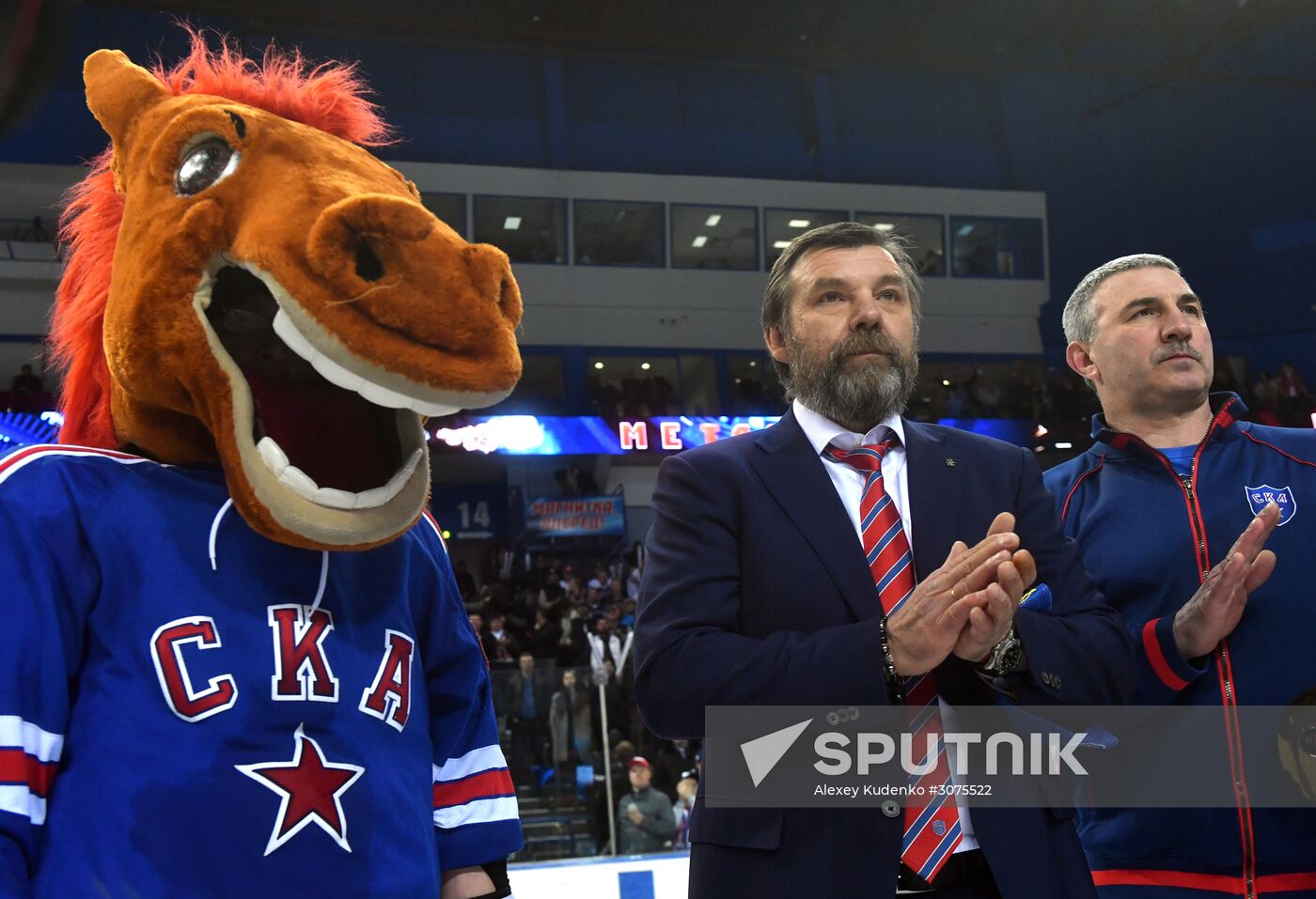 Kontinental Hockey League. Metallurg Magnitogorsk vs. SKA