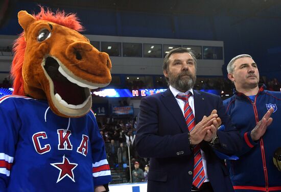 Kontinental Hockey League. Metallurg Magnitogorsk vs. SKA