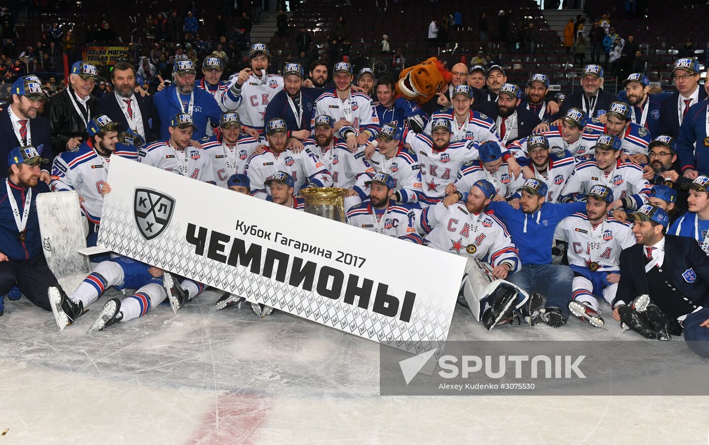 Kontinental Hockey League. Metallurg Magnitogorsk vs. SKA