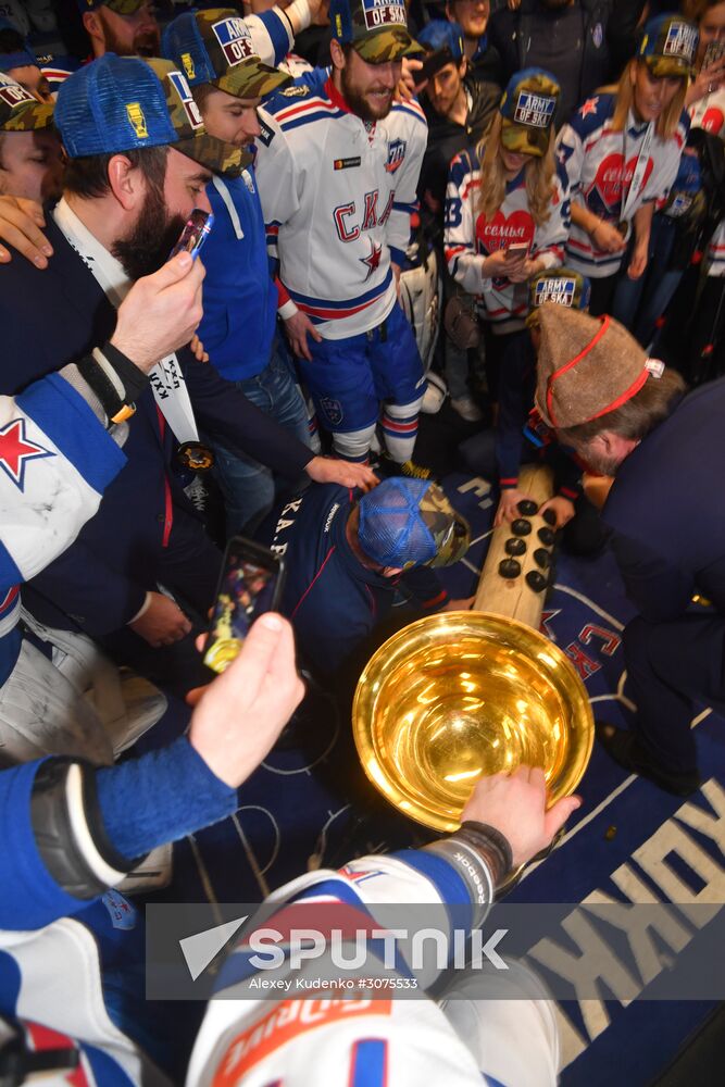 Kontinental Hockey League. Metallurg Magnitogorsk vs. SKA