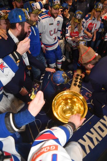 Kontinental Hockey League. Metallurg Magnitogorsk vs. SKA