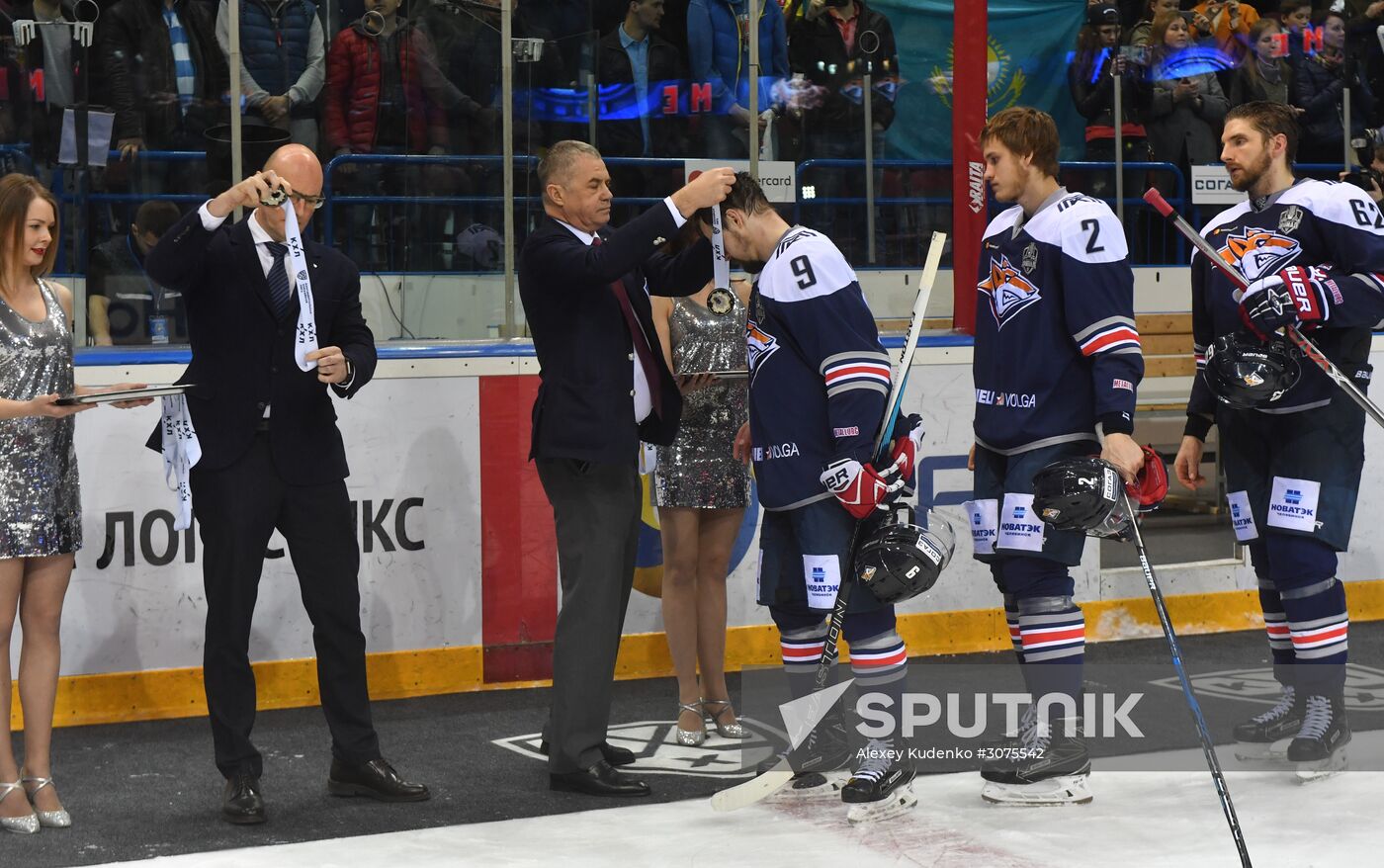 Kontinental Hockey League. Metallurg Magnitogorsk vs. SKA