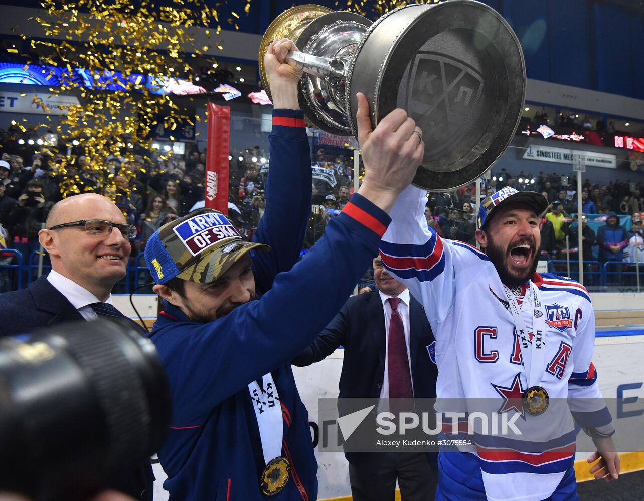 Kontinental Hockey League. Metallurg Magnitogorsk vs. SKA
