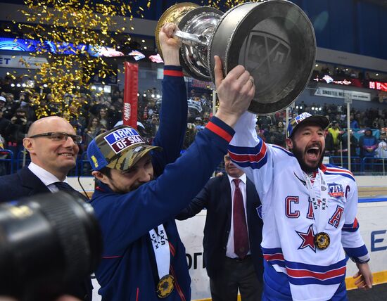 Kontinental Hockey League. Metallurg Magnitogorsk vs. SKA