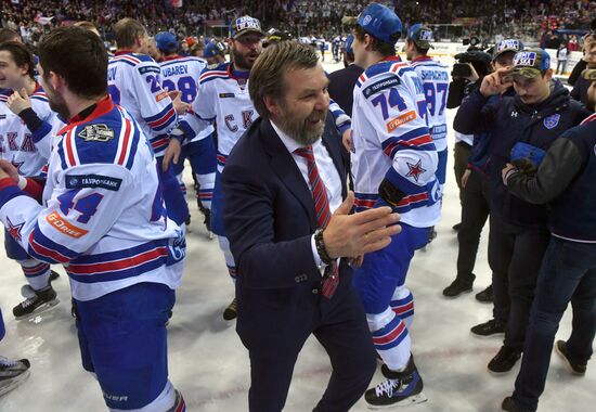 Kontinental Hockey League. Metallurg Magnitogorsk vs. SKA