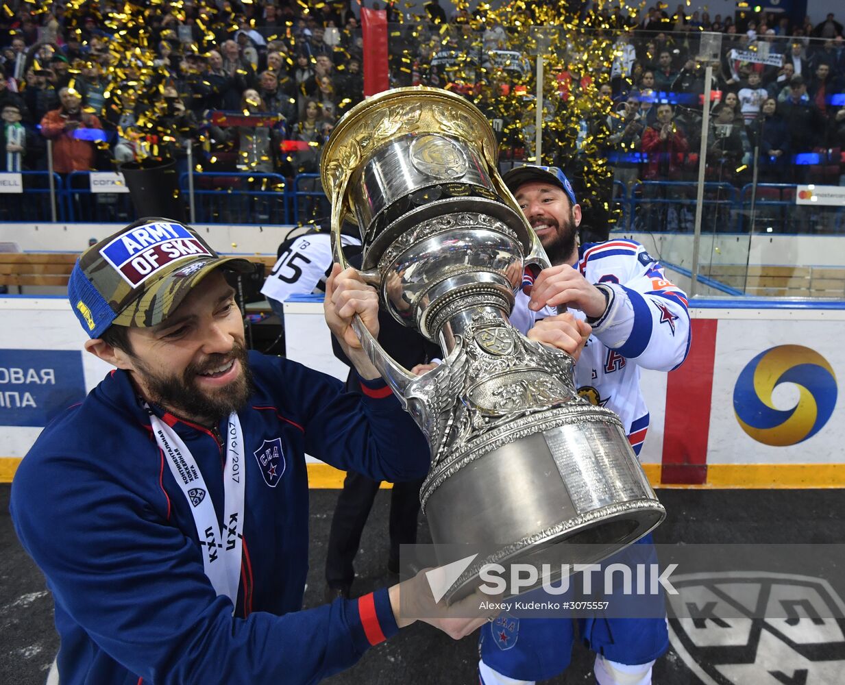 Kontinental Hockey League. Metallurg Magnitogorsk vs. SKA