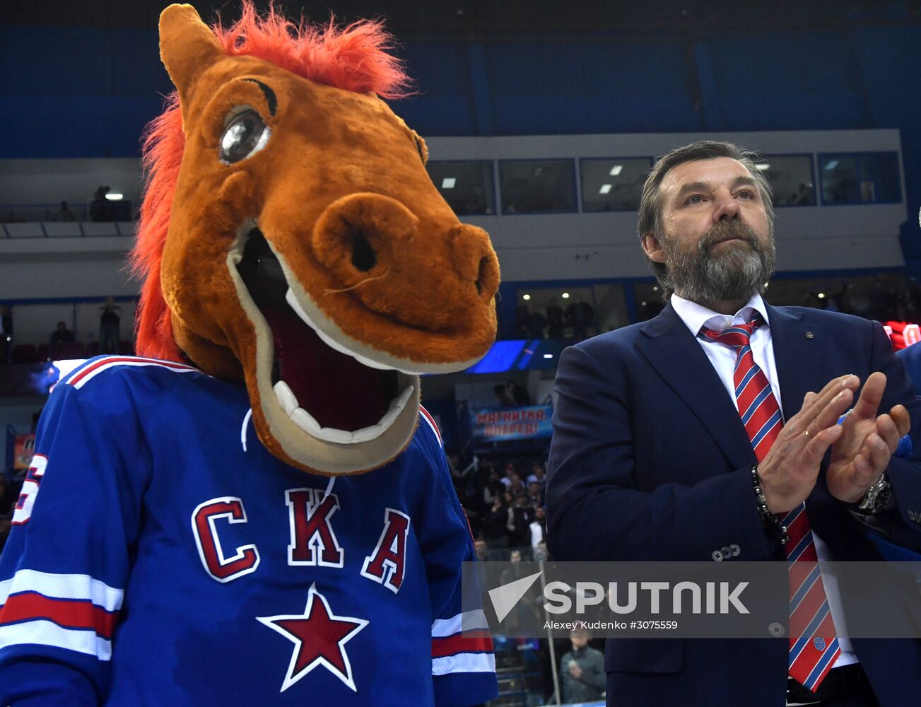 Kontinental Hockey League. Metallurg Magnitogorsk vs. SKA