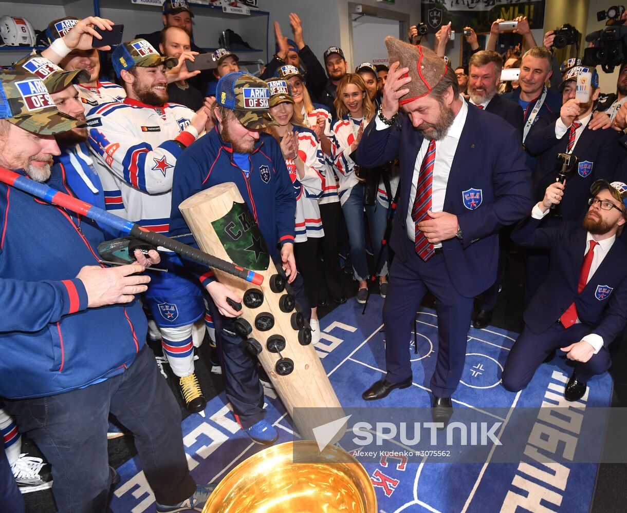 Kontinental Hockey League. Metallurg Magnitogorsk vs. SKA