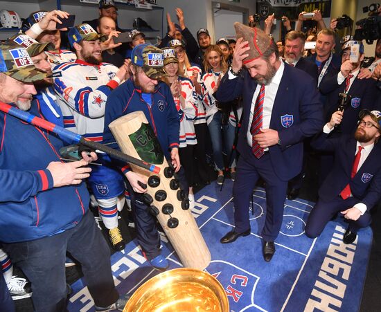 Kontinental Hockey League. Metallurg Magnitogorsk vs. SKA