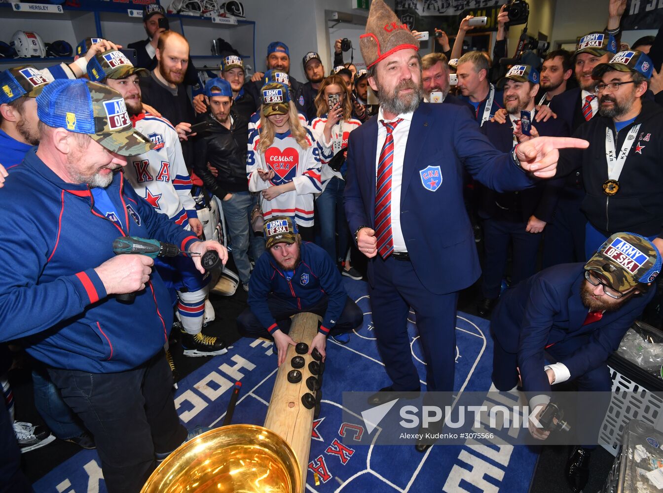 Kontinental Hockey League. Metallurg Magnitogorsk vs. SKA