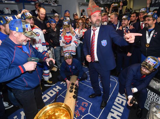 Kontinental Hockey League. Metallurg Magnitogorsk vs. SKA
