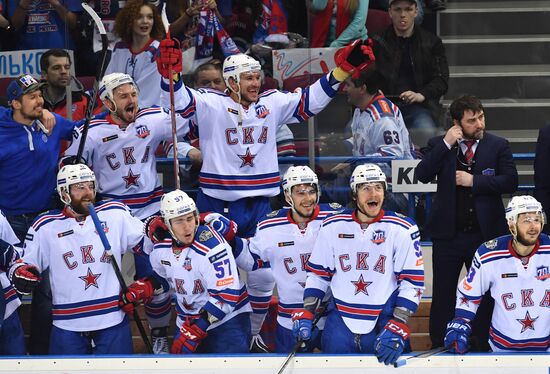 Kontinental Hockey League. Metallurg Magnitogorsk vs. SKA