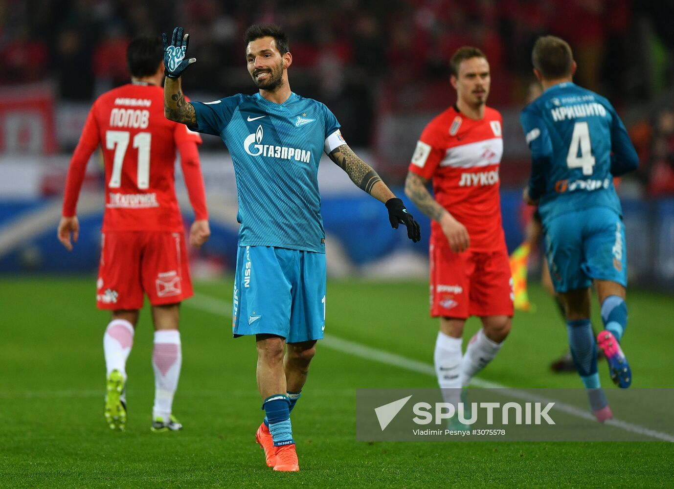 Russian Football Premier League. Spartak vs. Zenit