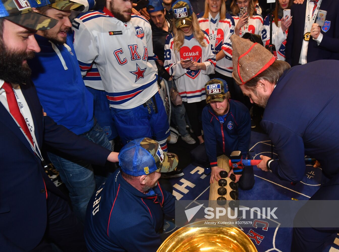 Kontinental Hockey League. Metallurg Magnitogorsk vs. SKA