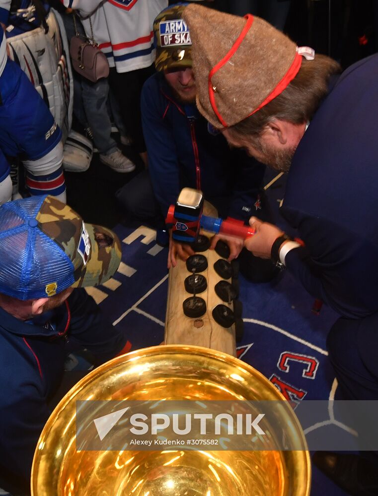 Kontinental Hockey League. Metallurg Magnitogorsk vs. SKA