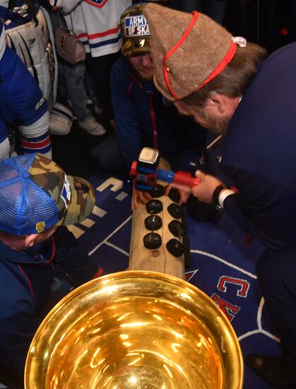 Kontinental Hockey League. Metallurg Magnitogorsk vs. SKA