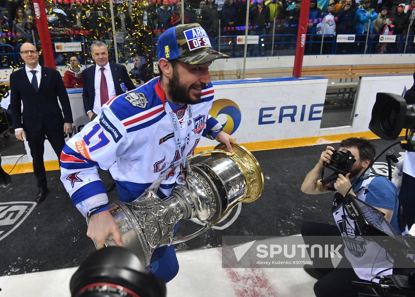 Kontinental Hockey League. Metallurg Magnitogorsk vs. SKA